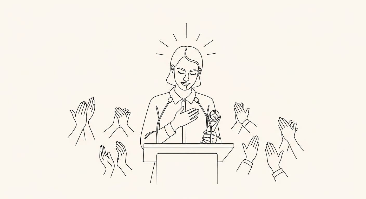 Comment faire un discours de remerciement : la méthode pour toucher juste