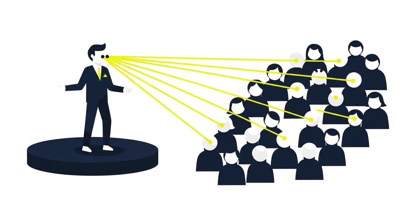 Où regarder quand on parle en public : la méthode du contact visuel (4 techniques)